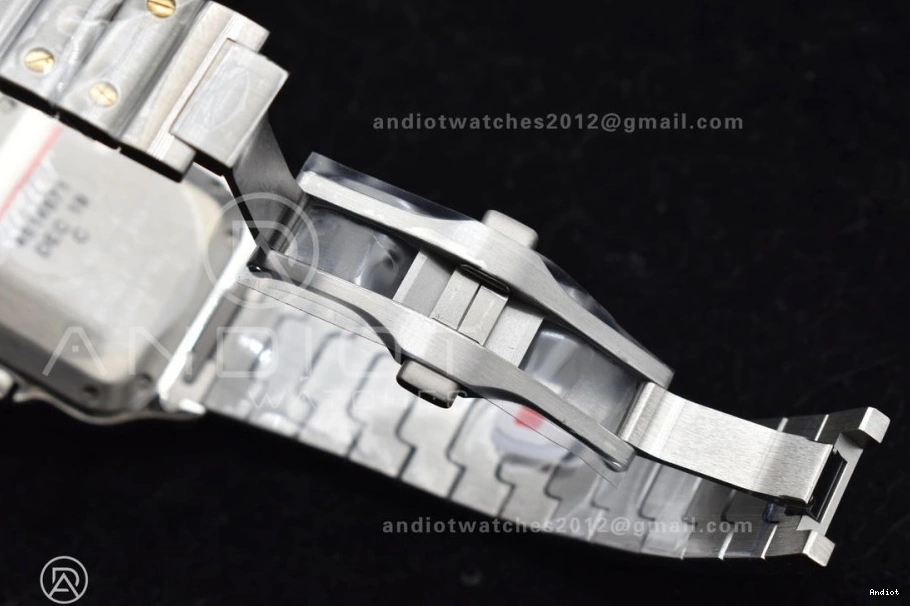 on YG SS SS White de Cartier Edition Dial 1096 MIYOTA SmartLinks BVF Bracelet YG Sporty V 1:1 9015 Santos Best 35mm 0705